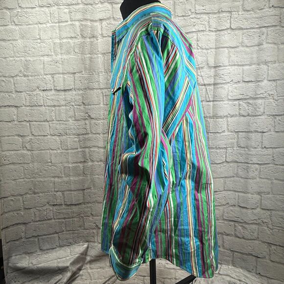 Polo Ralph Lauren Western Custom Fit Men's Shirt 2XL Button Up Long Sleeve NWT - Picture 6 of 9